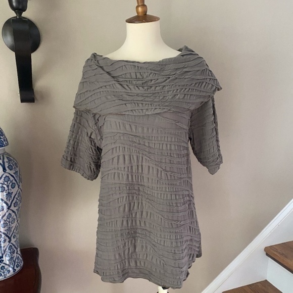 Carol Turner Collection Grey Top Small - Picture 1 of 4